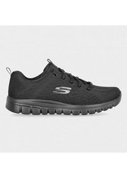 Damskie sneakersy SKECHERS Graceful Get Connected - czarne ze sklepu Sportstylestory.com w kategorii Buty sportowe damskie - zdjęcie 153387985
