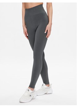 Calvin Klein Performance Legginsy 00GWS3L607 Zielony Slim Fit ze sklepu MODIVO w kategorii Spodnie damskie - zdjęcie 153437399