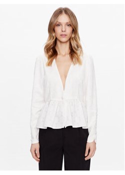Bruuns Bazaar Bluzka Cuckoo Ingrid BBW3329 Biały Regular Fit ze sklepu MODIVO w kategorii Bluzki damskie - zdjęcie 153437405
