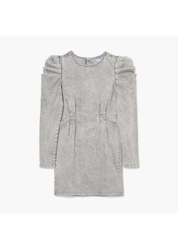 Cropp - Jeansowa sukienka - Jasny szary ze sklepu Cropp w kategorii Sukienki - zdjęcie 153481419