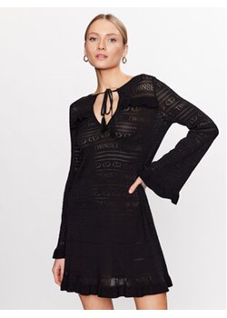 TWINSET Sukienka letnia 231TT3110 Czarny Regular Fit ze sklepu MODIVO w kategorii Sukienki - zdjęcie 153482657