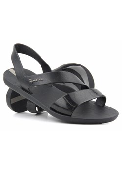 Sportowe sandały damskie wodoodporne - IPANEMA 82429, czarne z brokatem ze sklepu ulubioneobuwie w kategorii Sandały damskie - zdjęcie 153483217