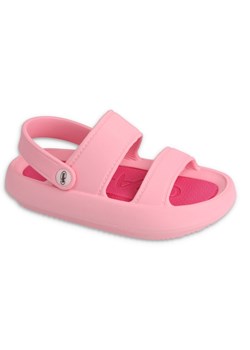 Befado obuwie dziecięce - light pink/ dark pink 069X006 różowe ze sklepu ButyModne.pl w kategorii Sandały dziecięce - zdjęcie 153498835