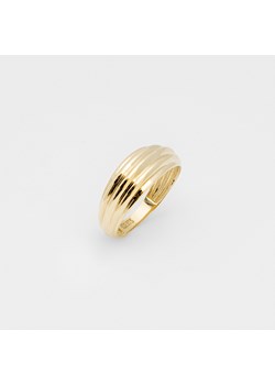 pierścionek żłobiony złoty ze sklepu ANIA KRUK w kategorii Pierścionki - zdjęcie 153506675