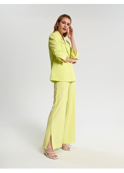 Sinsay - Spodnie z kantem - Żółty ze sklepu Sinsay w kategorii Spodnie damskie - zdjęcie 153516379