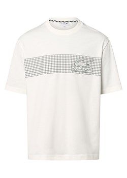 Lacoste T-shirt męski Mężczyźni Bawełna écru nadruk ze sklepu vangraaf w kategorii T-shirty męskie - zdjęcie 153529886