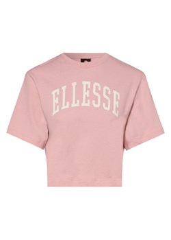 ellesse T-shirt damski Kobiety Bawełna różowy nadruk ze sklepu vangraaf w kategorii Bluzki damskie - zdjęcie 153529925