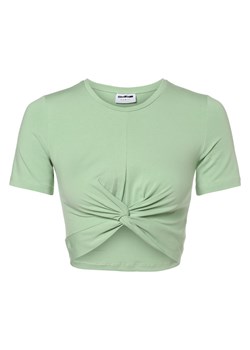 Noisy May T-shirt damski Kobiety Bawełna zielony jednolity ze sklepu vangraaf w kategorii Bluzki damskie - zdjęcie 153529929