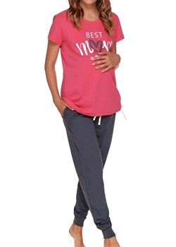 Piżama damska do karmienia Dn-nightwear PCB.9901 HOT PINK ze sklepu bodyciao w kategorii Bielizna ciążowa - zdjęcie 153531086
