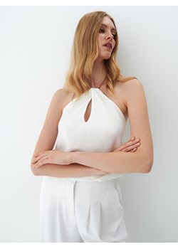 Mohito - Top z ozdobnym dekoltem - biały ze sklepu Mohito w kategorii Bluzki damskie - zdjęcie 153603816