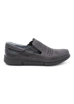 Buty męskie na lato J53 szare ze sklepu butyolivier w kategorii Półbuty męskie - zdjęcie 153633398