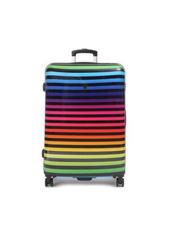 Duża Twarda Walizka Saxoline - Kos Coloured 1013H0.71.10 Assorted ze sklepu eobuwie.pl w kategorii Walizki - zdjęcie 153676109