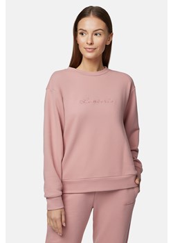 Bluza Różowa Bez Kaptura Damska Michelle ze sklepu Lancerto S.A. w kategorii Bluzy damskie - zdjęcie 153677455