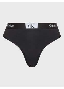 Calvin Klein Underwear Stringi 000QF7227E Czarny ze sklepu MODIVO w kategorii Majtki damskie - zdjęcie 153699276