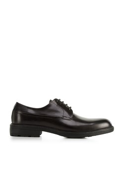 Męskie buty derby skórzane na grubej podeszwie czarne ze sklepu WITTCHEN w kategorii Buty eleganckie męskie - zdjęcie 153706656