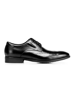 Buty do garnituru skórzane derby z elastycznymi wstawkami ze sklepu WITTCHEN w kategorii Buty eleganckie męskie - zdjęcie 153718417