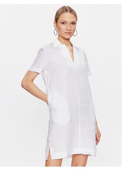 Calvin Klein Sukienka codzienna K20K205604 Biały Regular Fit ze sklepu MODIVO w kategorii Sukienki - zdjęcie 153737367
