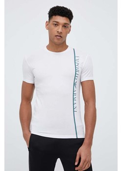 Emporio Armani Underwear t-shirt lounge kolor biały wzorzysty ze sklepu ANSWEAR.com w kategorii T-shirty męskie - zdjęcie 153747828