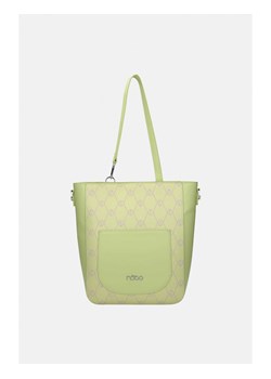 Zielona shopperka Nobo z monogramem ze sklepu NOBOBAGS.COM w kategorii Torby Shopper bag - zdjęcie 153774629