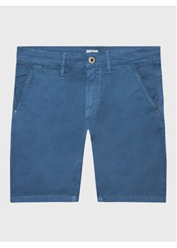 Pepe Jeans Szorty materiałowe Blueburn Short PB800726C75 Niebieski Regular Fit ze sklepu MODIVO w kategorii Spodenki chłopięce - zdjęcie 153776735
