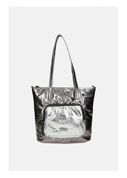 NOBO duża błyszcząca stalowa damska torba shopper ze sklepu NOBOBAGS.COM w kategorii Torby Shopper bag - zdjęcie 154073355