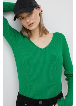 Joop! sweter kolor zielony ze sklepu ANSWEAR.com w kategorii Swetry damskie - zdjęcie 154083085