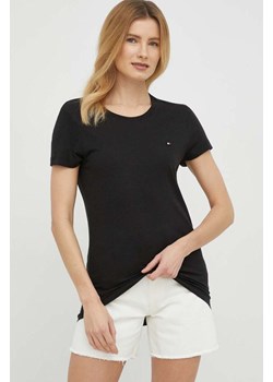 Tommy Hilfiger t-shirt x Shawn Mendes damski kolor czarny ze sklepu ANSWEAR.com w kategorii Bluzki damskie - zdjęcie 154092745