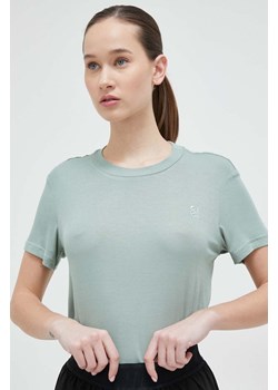P.E Nation t-shirt damski kolor zielony ze sklepu ANSWEAR.com w kategorii Bluzki damskie - zdjęcie 154095369