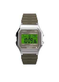 Timex Zegarek T80 TW2V41100 Khaki ze sklepu MODIVO w kategorii Zegarki - zdjęcie 154105168