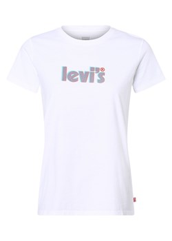 Levi's T-shirt damski Kobiety Bawełna biały nadruk ze sklepu vangraaf w kategorii Bluzki damskie - zdjęcie 154108195