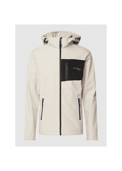 Kurtka softshell z kapturem model ‘TYSON’ ze sklepu Peek&Cloppenburg  w kategorii Kurtki męskie - zdjęcie 154122508