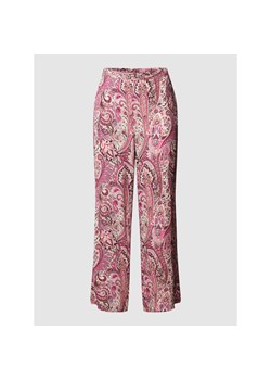 Spodnie materiałowe ze wzorem paisley ze sklepu Peek&Cloppenburg  w kategorii Spodnie damskie - zdjęcie 154139319
