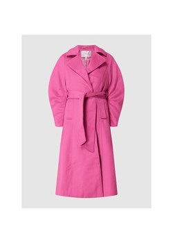 Płaszcz wełniany z paskiem w talii model ‘Rooty’ ze sklepu Peek&Cloppenburg  w kategorii Płaszcze damskie - zdjęcie 154144669