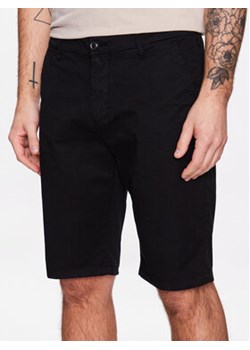 Guess Spodnie materiałowe Myron M3GD18 WFBZ3 Czarny Slim Fit ze sklepu MODIVO w kategorii Spodenki męskie - zdjęcie 154151428