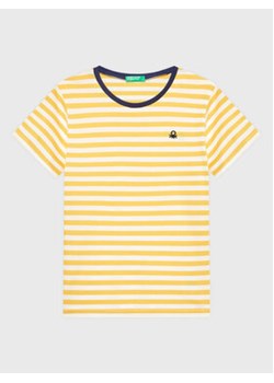 United Colors Of Benetton T-Shirt 30YFG107G Żółty Regular Fit ze sklepu MODIVO w kategorii Odzież dla niemowląt - zdjęcie 154151935