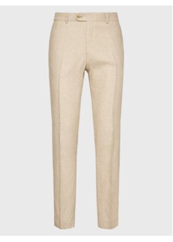Carl Gross Spodnie materiałowe Shiver 139473-004 Beżowy Regular Fit ze sklepu MODIVO w kategorii Spodnie męskie - zdjęcie 154152036
