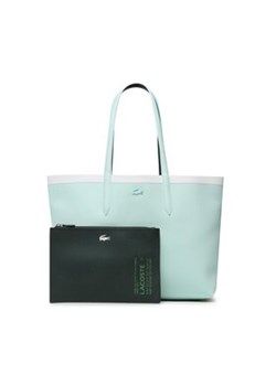 Lacoste Torebka Shopping Bag NF4237AS Zielony ze sklepu MODIVO w kategorii Torby Shopper bag - zdjęcie 154152206