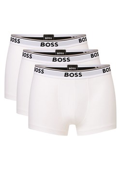 BOSS Obcisłe bokserki pakowane po 3 szt. Mężczyźni Bawełna biały jednolity ze sklepu vangraaf w kategorii Majtki męskie - zdjęcie 154161078