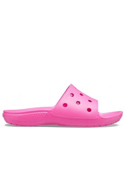 Klapki Crocs Classic Slide 206396-6QQ - różowe ze sklepu streetstyle24.pl w kategorii Klapki dziecięce - zdjęcie 154162308