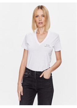 Armani Exchange T-Shirt 3RYTBZ YJG3Z 1000 Biały Regular Fit ze sklepu MODIVO w kategorii Bluzki damskie - zdjęcie 154166188