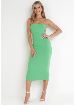 Zielona Sukienka Matthias ze sklepu Born2be Odzież w kategorii Sukienki - zdjęcie 154168065