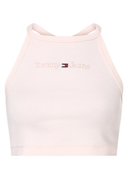 Tommy Jeans Top damski Kobiety Bawełna różowy jednolity ze sklepu vangraaf w kategorii Bluzki damskie - zdjęcie 154174568