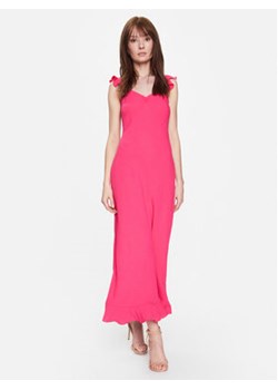 NAF NAF Sukienka Kiolette XENR88 Różowy Regular Fit ze sklepu MODIVO w kategorii Sukienki - zdjęcie 154187747