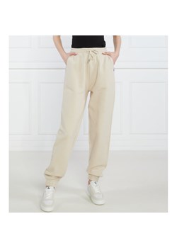 CALVIN KLEIN JEANS Spodnie dresowe TAB OTTOMAN | Straight fit ze sklepu Gomez Fashion Store w kategorii Spodnie damskie - zdjęcie 154189437