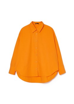 Cropp - Pomarańczowa koszula - Żółty ze sklepu Cropp w kategorii Koszule damskie - zdjęcie 154192075