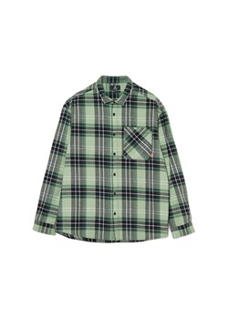 Cropp - Zielona koszula w kratę - zielony ze sklepu Cropp w kategorii Koszule męskie - zdjęcie 154194425