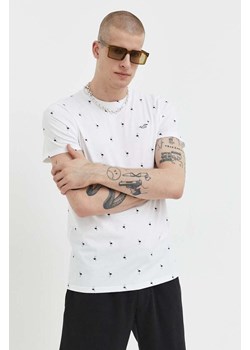 Hollister Co. t-shirt bawełniany kolor biały wzorzysty ze sklepu ANSWEAR.com w kategorii T-shirty męskie - zdjęcie 154198728