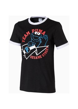 Koszulka młodzieżowa Sesame Street Graphic Puma ze sklepu SPORT-SHOP.pl w kategorii T-shirty chłopięce - zdjęcie 154228495