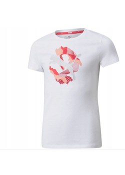 Koszulka dziewczęca Alpha Tee Puma ze sklepu SPORT-SHOP.pl w kategorii Bluzki dziewczęce - zdjęcie 154239236