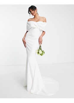 TRUE VIOLET Biała suknia ślubna off shoulder (40) ze sklepu SUPELO w kategorii Sukienki - zdjęcie 154304035